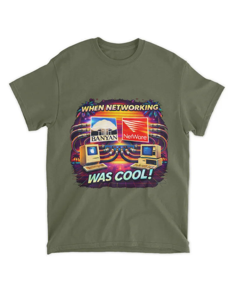 When Networking Was Cool! - Standard T-Shirt - Front image