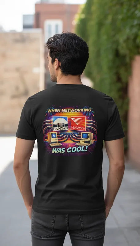 Retro Networking Cotton Tee
