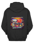 When Networking Was Cool retro IT unisex hoodie with fleece-lined hood, kangaroo pocket, and classic sysadmin graphic