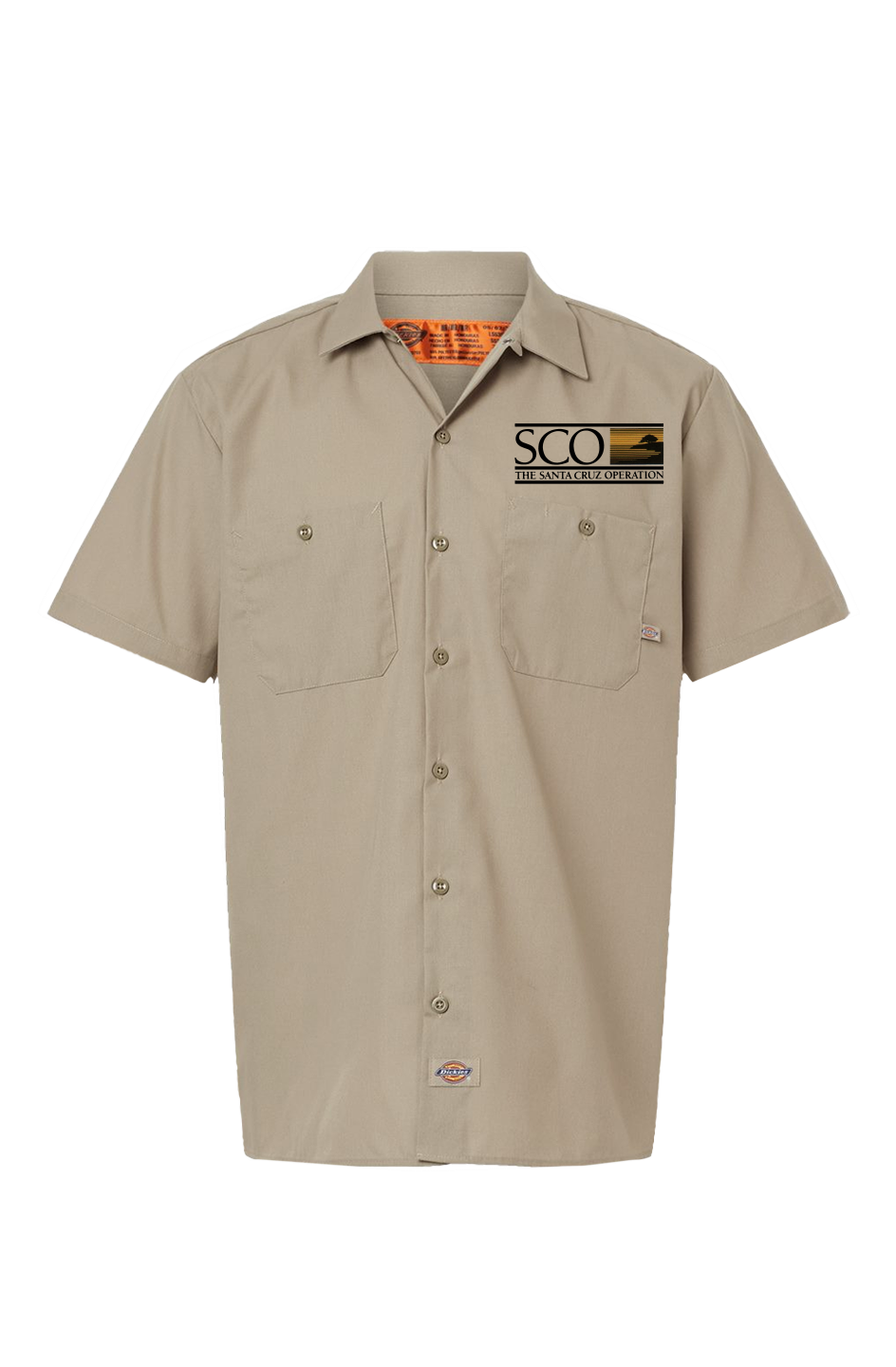 Team SCO UNIX Short Sleeve Work Shirt