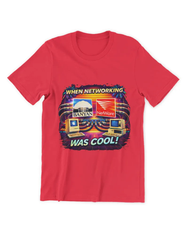 Retro Networking Cotton Tee