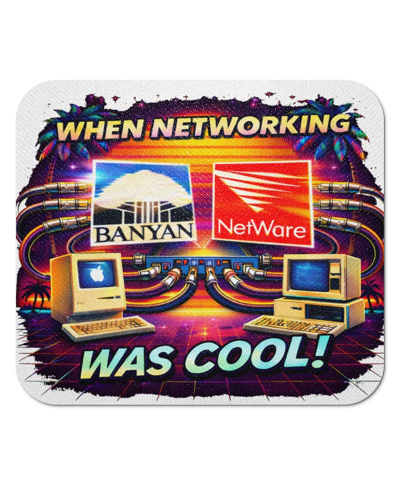 When Networking Was Cool! Mousepad