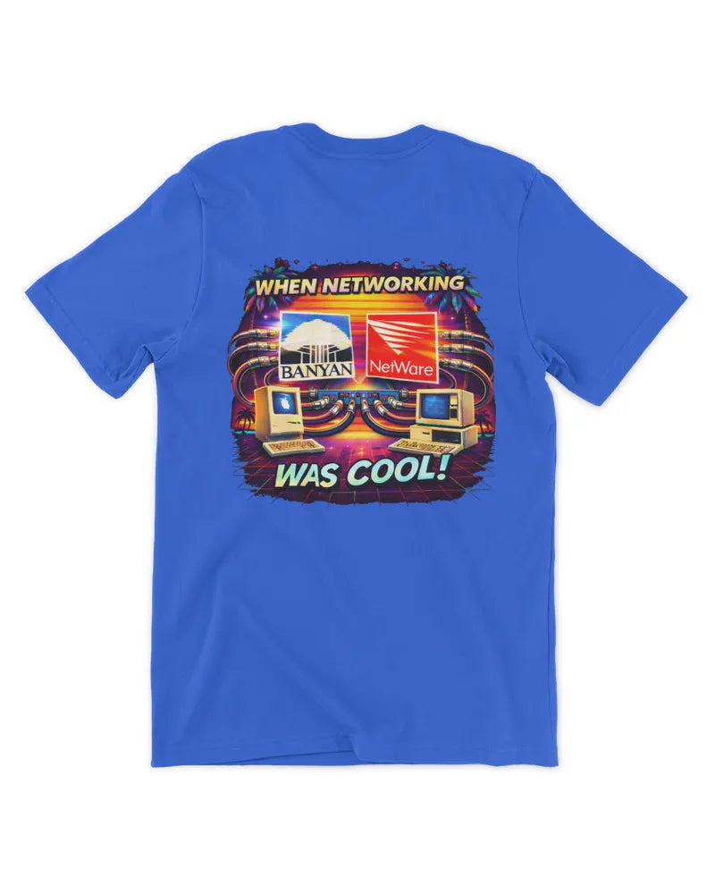 Retro Networking Cotton Tee