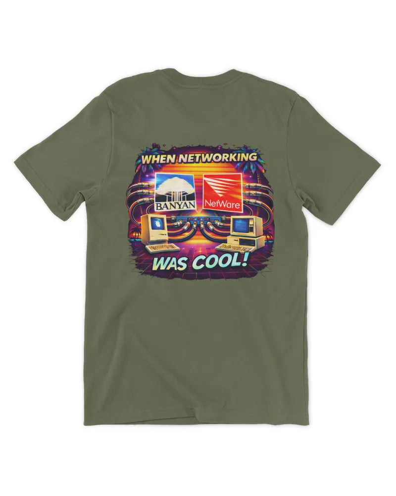 Retro Networking Cotton Tee