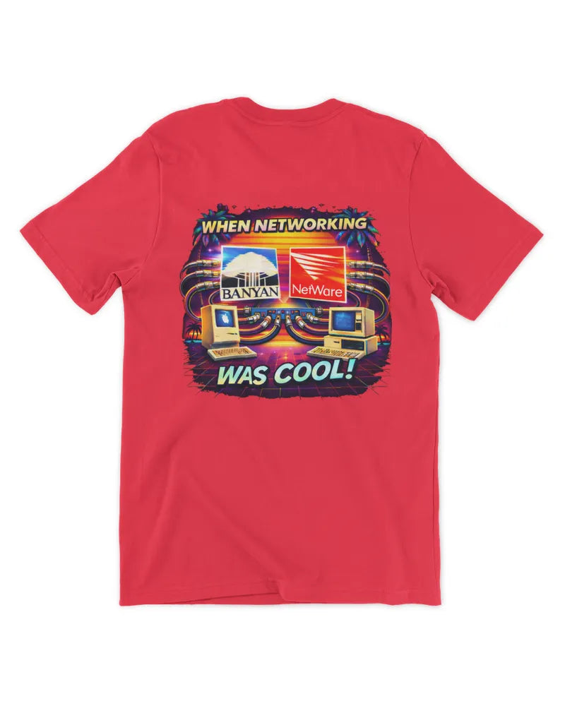 Retro Networking Cotton Tee