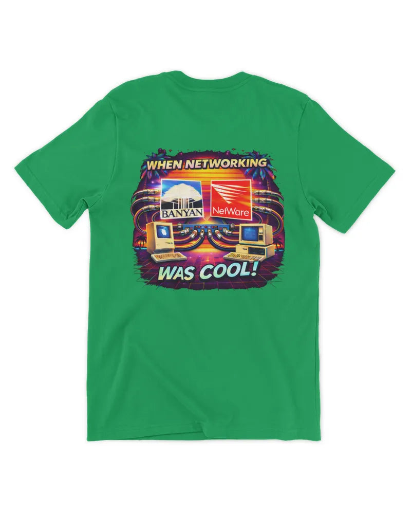 Retro Networking Cotton Tee