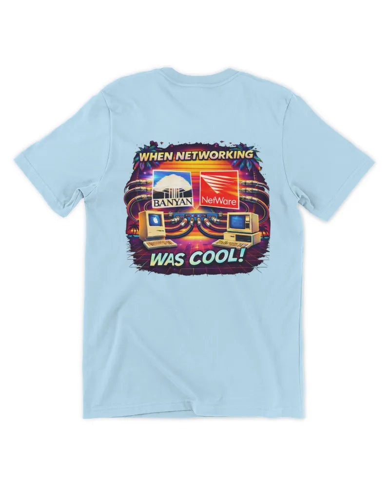 Retro Networking Cotton Tee