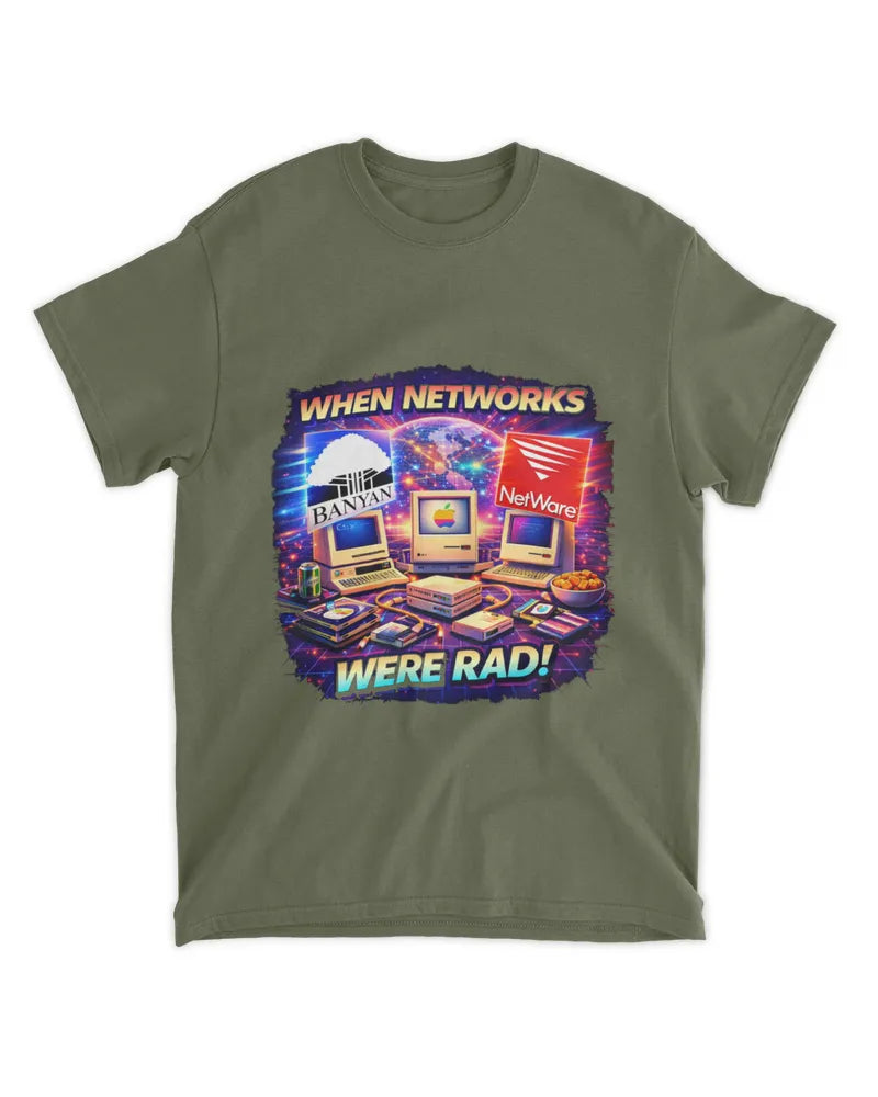 Retro Network Cotton Tee