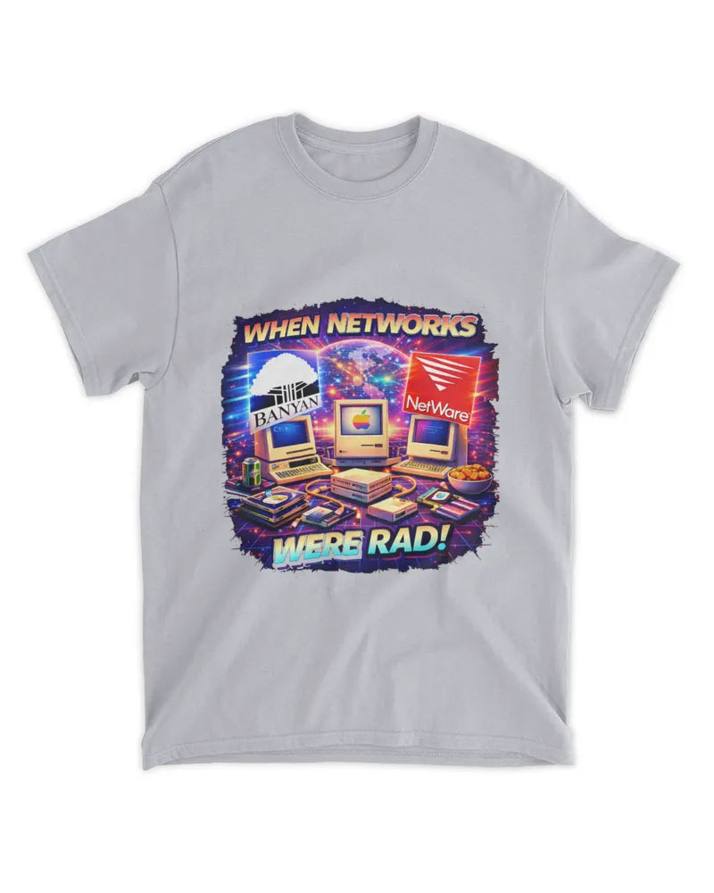 Retro Network Cotton Tee