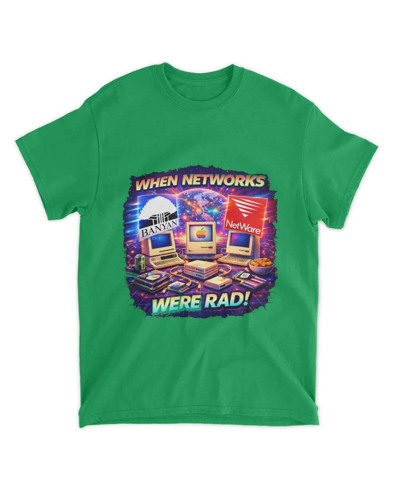 Retro Network Cotton Tee