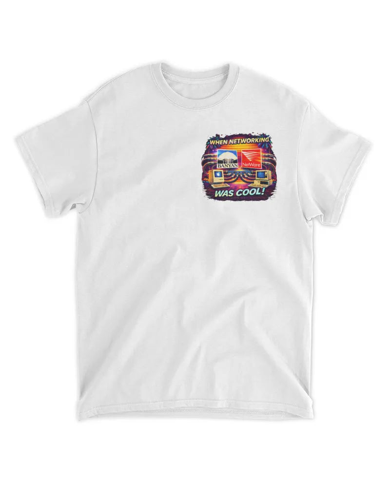 When Networks Were Cool! -  Standard T-Shirt - Upper left image