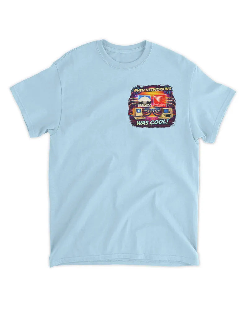When Networks Were Cool! -  Standard T-Shirt - Upper left image