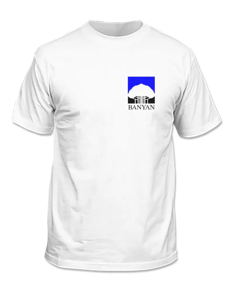 Team Banyan Retro IT Embroidered T-Shirt with Banyan VINES themed design on ring-spun cotton classic-fit tee