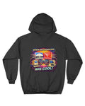 When Networking Was Cool retro IT unisex hoodie with legacy network engineer design and front pouch pocket