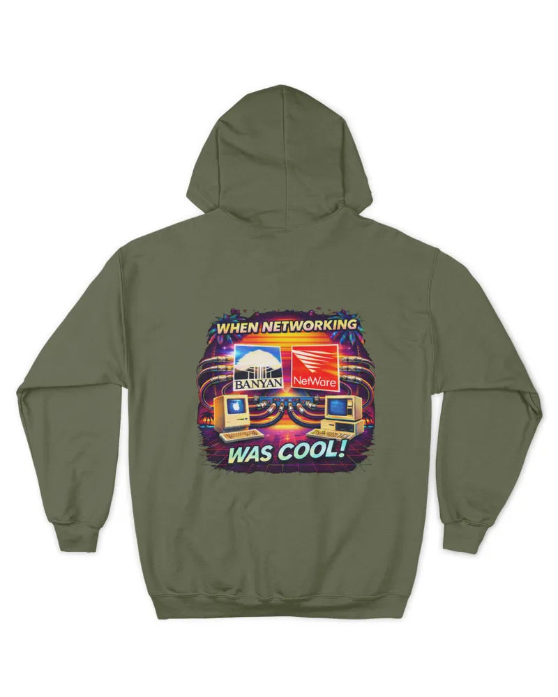 When Networking Was Cool! - Unisex Hoodie - Version B