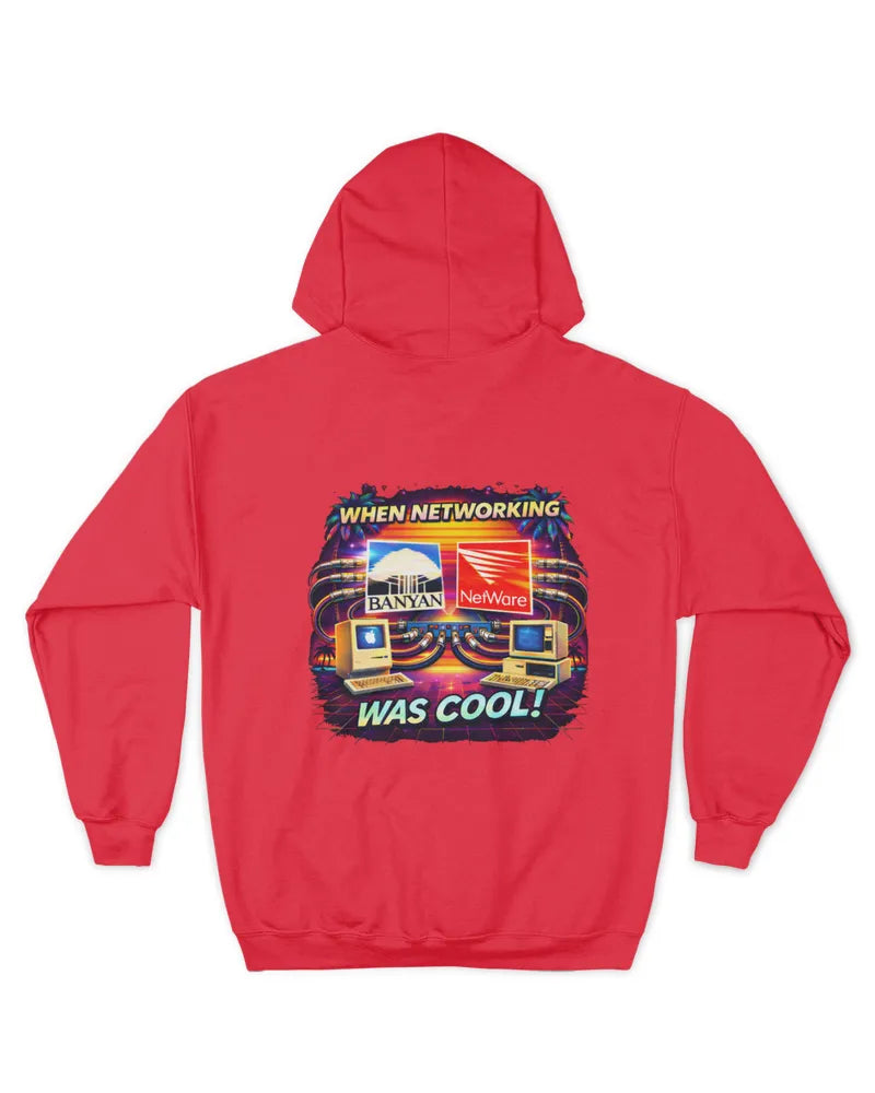 When Networking Was Cool! - Unisex Hoodie - Version B