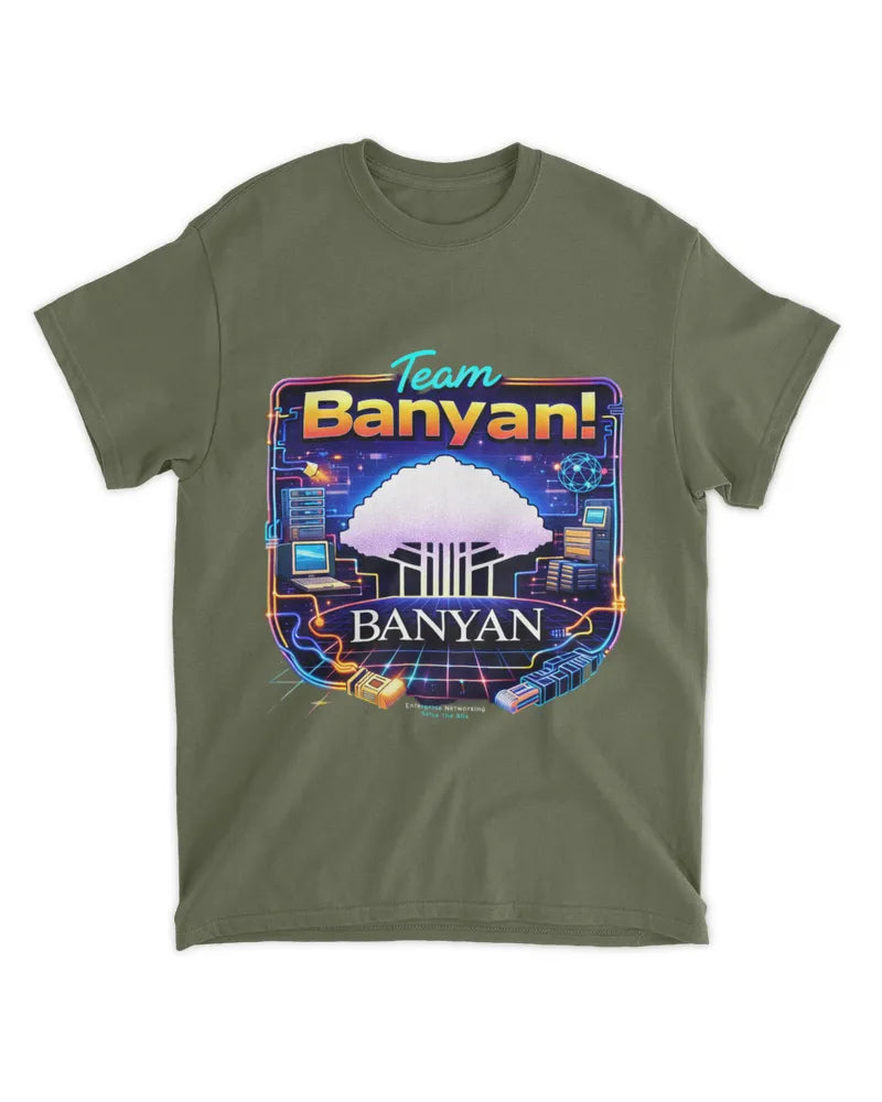 Retro Banyan VINES Cotton Tee
