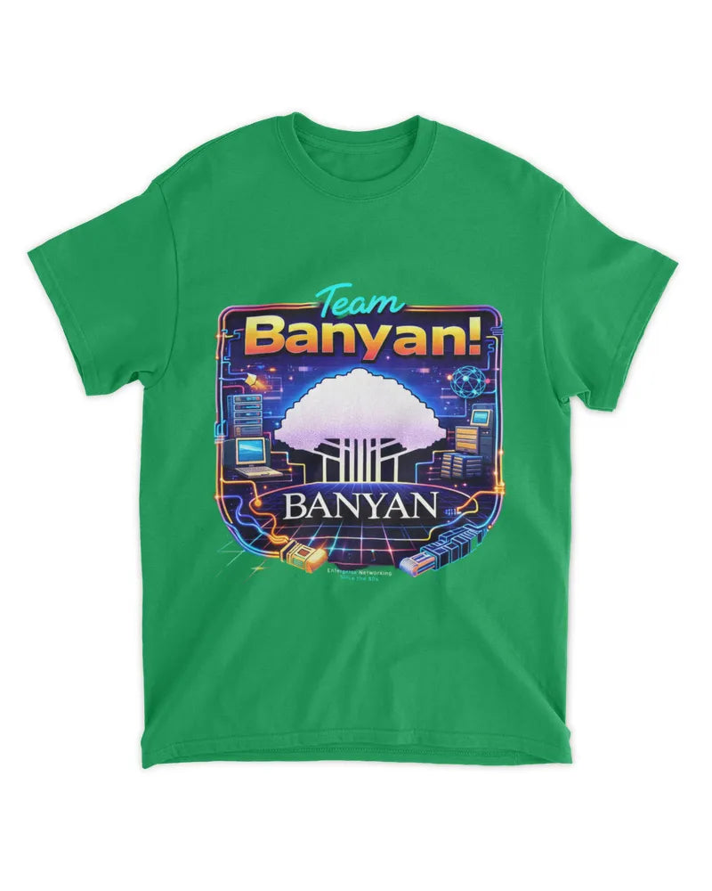 Retro Banyan VINES Cotton Tee