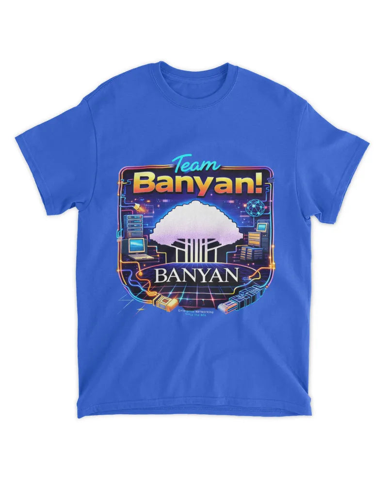 Retro Banyan VINES Cotton Tee