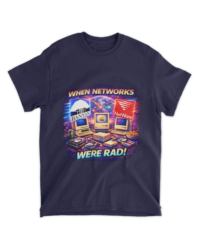 When Networks Were Rad! - Standard T-Shirt - Front image