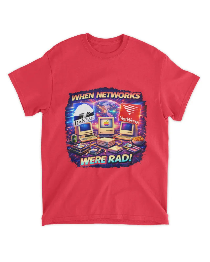 When Networks Were Rad! - Standard T-Shirt - Front image