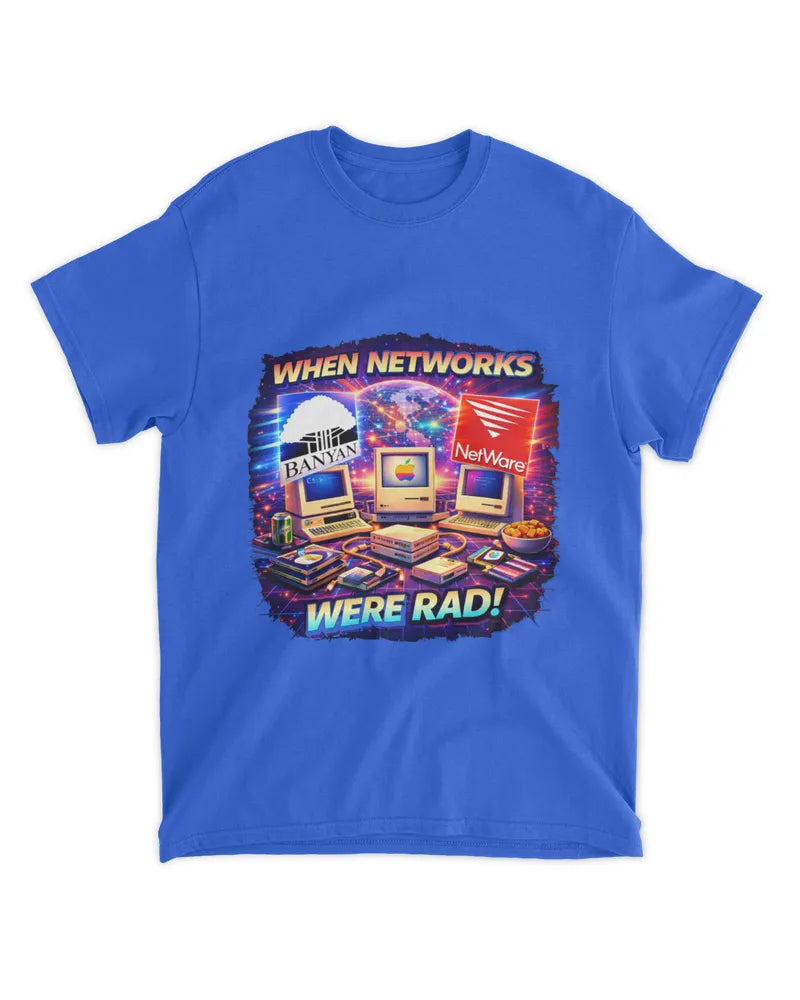 When Networks Were Rad! - Standard T-Shirt - Front image