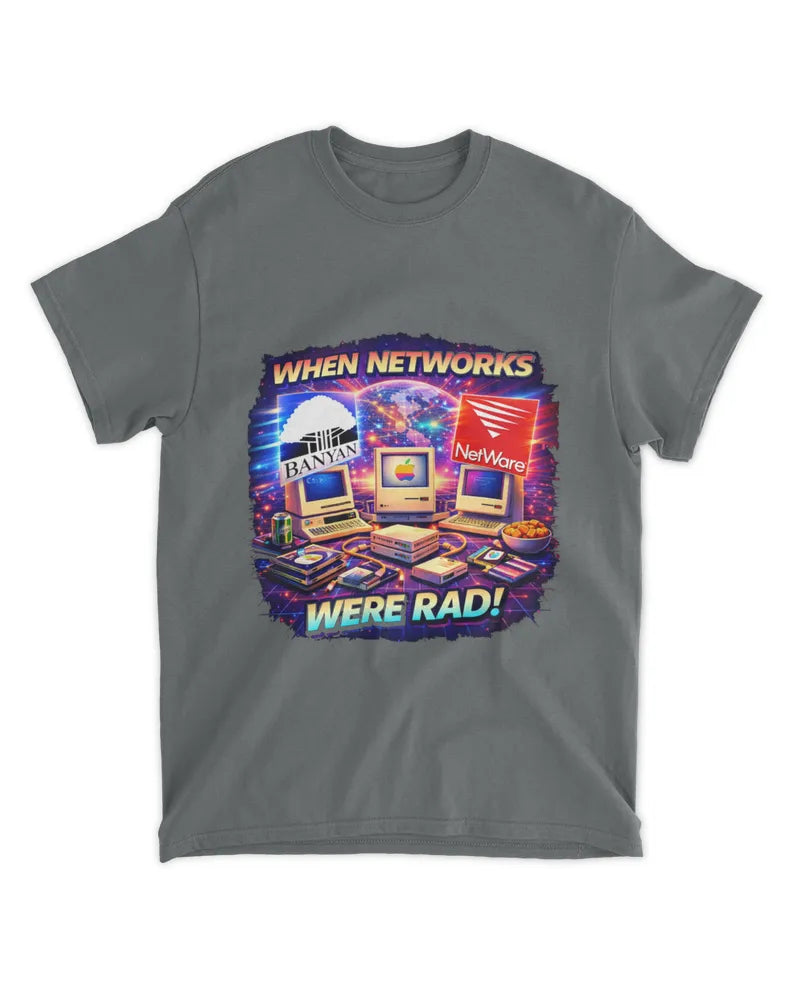 When Networks Were Rad! - Standard T-Shirt - Front image